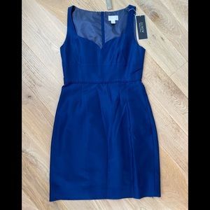 Beautiful, NWT K crew wedding/party dress, navy, classy design